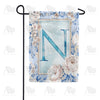 America Forever Old Fashion Flowers Monogram Garden Flag