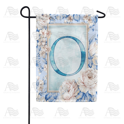 America Forever Old Fashion Flowers Monogram Garden Flag