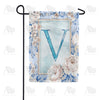 America Forever Old Fashion Flowers Monogram Garden Flag