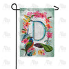 America Forever Island Flowers Monogram Garden Flag
