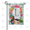 America Forever Island Flowers Monogram Garden Flag