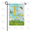 America Forever Loves Me, Loves Me Not Monogram Garden Flag