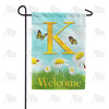 America Forever Loves Me, Loves Me Not Monogram Garden Flag