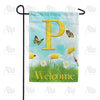 America Forever Loves Me, Loves Me Not Monogram Garden Flag