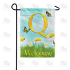 America Forever Loves Me, Loves Me Not Monogram Garden Flag
