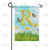 America Forever Loves Me, Loves Me Not Monogram Garden Flag