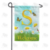 America Forever Loves Me, Loves Me Not Monogram Garden Flag