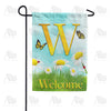 America Forever Loves Me, Loves Me Not Monogram Garden Flag