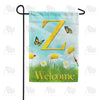 America Forever Loves Me, Loves Me Not Monogram Garden Flag