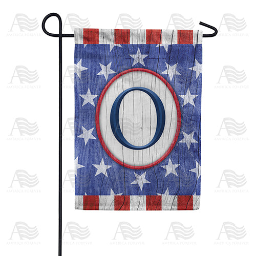 America Forever All American Old Wood Monogram Garden Flag