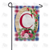 America Forever Roses On Wood Frame Monogram Garden Flag