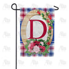 America Forever Roses On Wood Frame Monogram Garden Flag