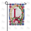 America Forever Roses On Wood Frame Monogram Garden Flag
