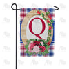 America Forever Roses On Wood Frame Monogram Garden Flag