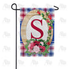America Forever Roses On Wood Frame Monogram Garden Flag