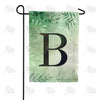 America Forever Lush Leaves Monogram Garden Flag