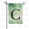 America Forever Lush Leaves Monogram Garden Flag