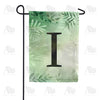 America Forever Lush Leaves Monogram Garden Flag