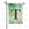 America Forever Lush Leaves Monogram Garden Flag