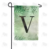 America Forever Lush Leaves Monogram Garden Flag