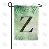 America Forever Lush Leaves Monogram Garden Flag