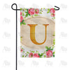 America Forever Country Roses Monogram Garden Flag