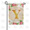 America Forever Country Roses Monogram Garden Flag