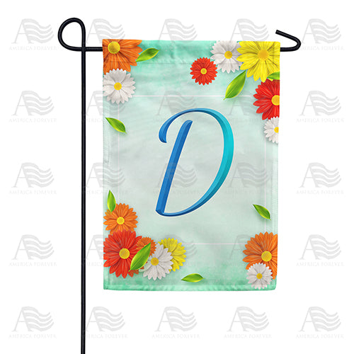 America Forever Bright Cosmos Monogram Garden Flag