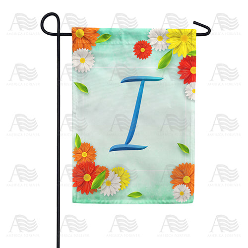 America Forever Bright Cosmos Monogram Garden Flag