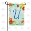 America Forever Bright Cosmos Monogram Garden Flag