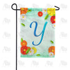America Forever Bright Cosmos Monogram Garden Flag