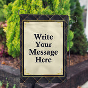 America Forever Personalized Quilted Royalty Message Garden Flag