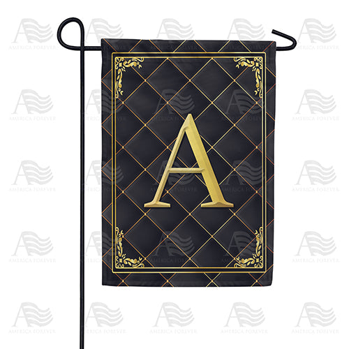 America Forever Quilted Royalty Monogram Garden Flag