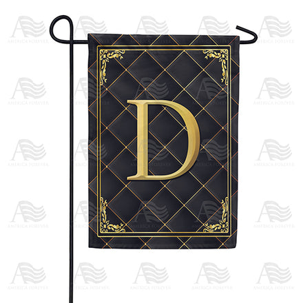 America Forever Quilted Royalty Monogram Garden Flag