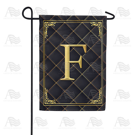 America Forever Quilted Royalty Monogram Garden Flag