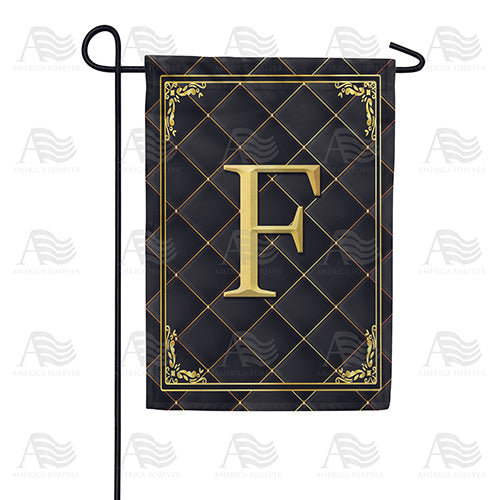 America Forever Quilted Royalty Monogram Garden Flag