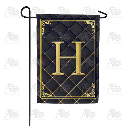 America Forever Quilted Royalty Monogram Garden Flag