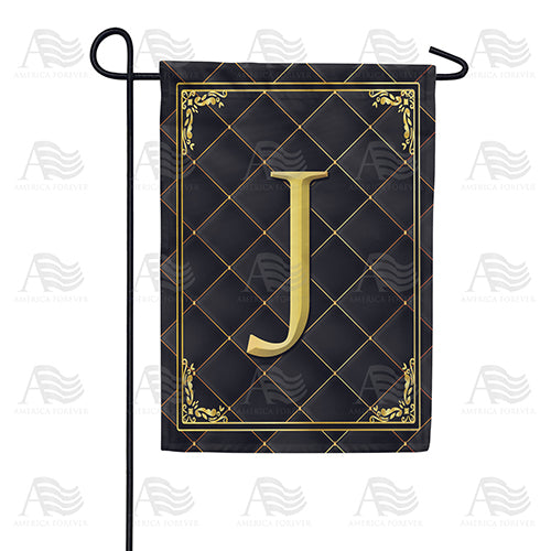America Forever Quilted Royalty Monogram Garden Flag