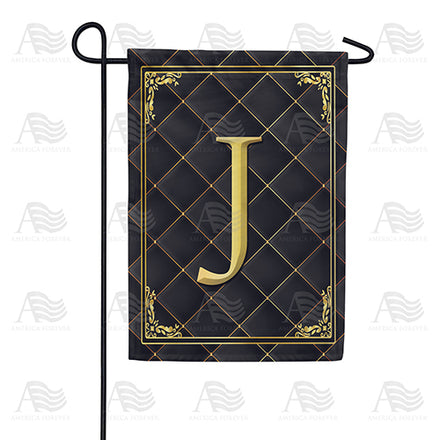 America Forever Quilted Royalty Monogram Garden Flag