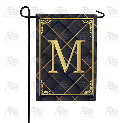 America Forever Quilted Royalty Monogram Garden Flag