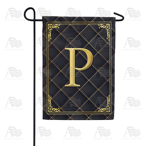 America Forever Quilted Royalty Monogram Garden Flag