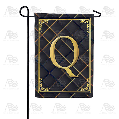 America Forever Quilted Royalty Monogram Garden Flag