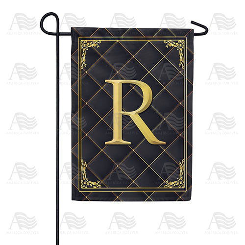 America Forever Quilted Royalty Monogram Garden Flag
