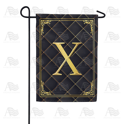 America Forever Quilted Royalty Monogram Garden Flag