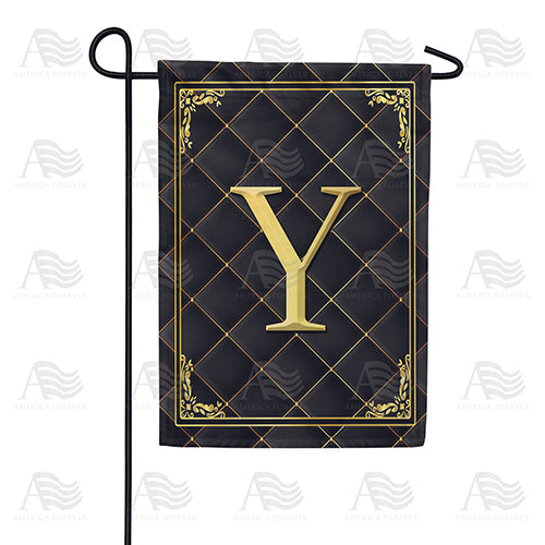 America Forever Quilted Royalty Monogram Garden Flag