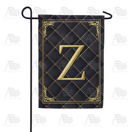 America Forever Quilted Royalty Monogram Garden Flag