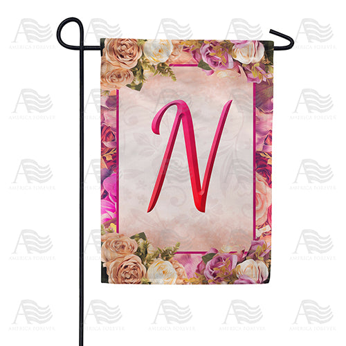 America Forever Rosie Pink Monogram Garden Flag
