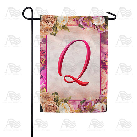 America Forever Rosie Pink Monogram Garden Flag