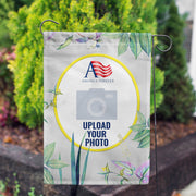 America Forever Personalized Simply Golden Garden Flag