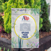 America Forever Personalized Simply Golden Garden Flag